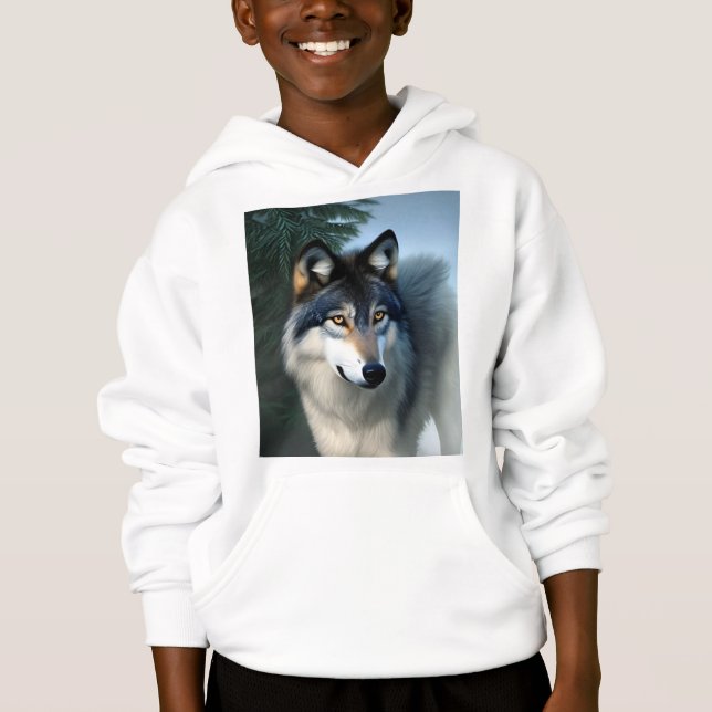 Sudadera con capucha para niños Fearless The Arcti (Anverso)
