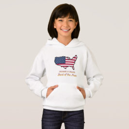 Sudadera con capucha para niños Libertad es poder