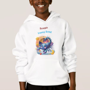 Sudadera con capucha para niños pequeños Escorpio