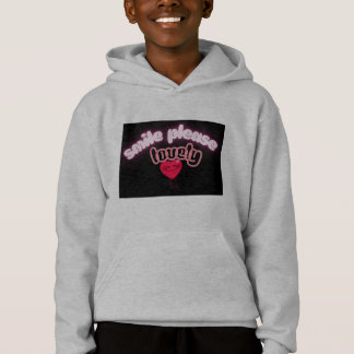 Sudadera con capucha para niños Smile Please