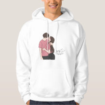 Sudadera con capucha para pareja Be My Valentine d