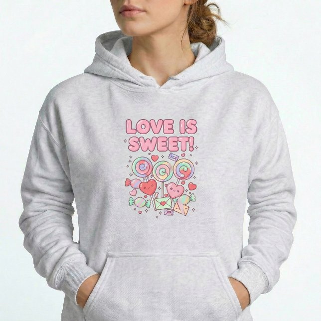 Sudadera con capucha pastel de corazones kawaii El (Subido por el creador)