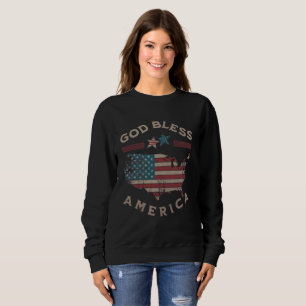 Sudadera con capucha Patriot God Bless America par