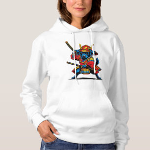 Sudadera con capucha Perrito Samurái