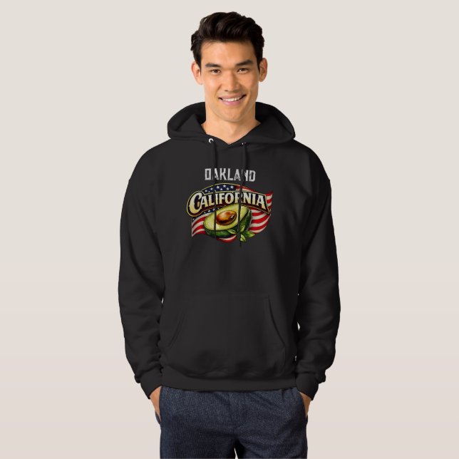 Sudadera con capucha personalizable para hombres d (Anverso completo)