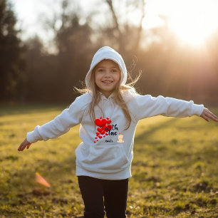 Sudadera con capucha personalizada con amor para n