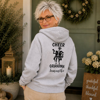 Sudadera con capucha personalizada de animadora de