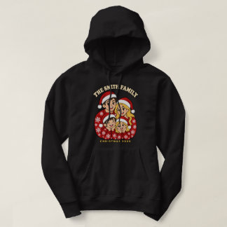 Sudadera con capucha personalizada de Navidad con