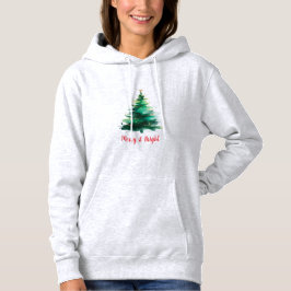 Sudadera con capucha personalizada Merry & Bright