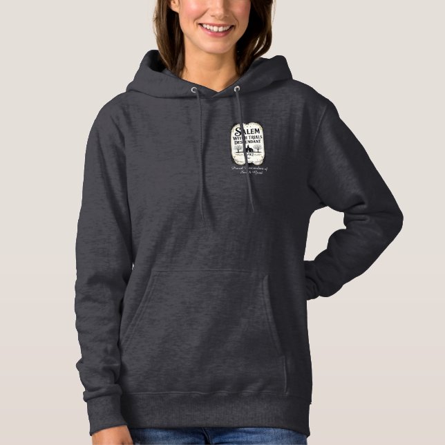 Sudadera con capucha personalizada para descendien (Anverso)