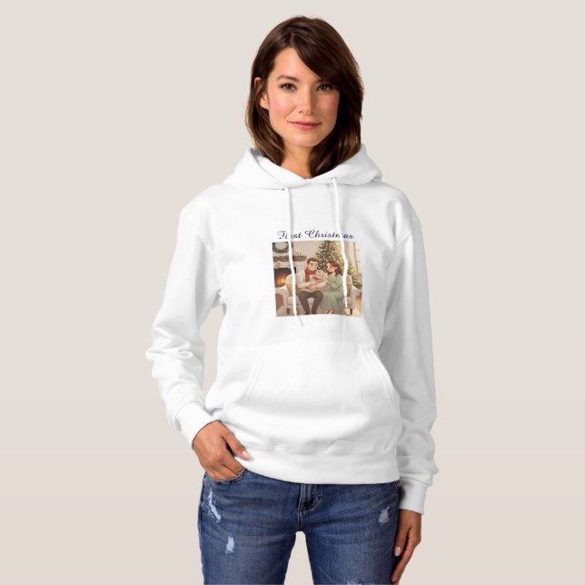 Sudadera con capucha personalizada para el primer  (Anverso completo)