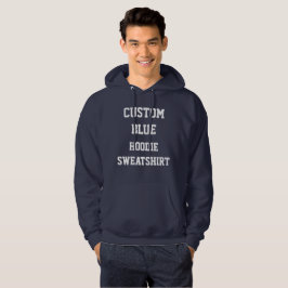 Sudadera con capucha personalizada para hombre AZU
