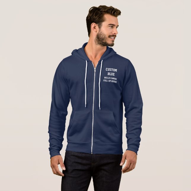 Sudadera con capucha personalizada para hombre NAV (Anverso completo)