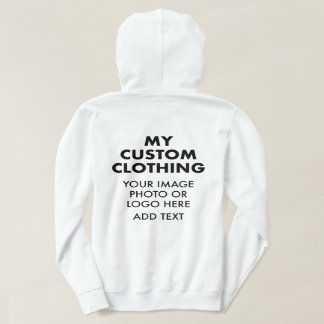 Sudadera con capucha personalizada para MUJERES BL