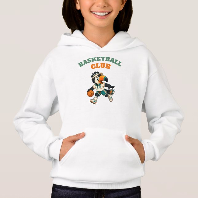 Sudadera con capucha personalizada para niños Touc (Anverso)