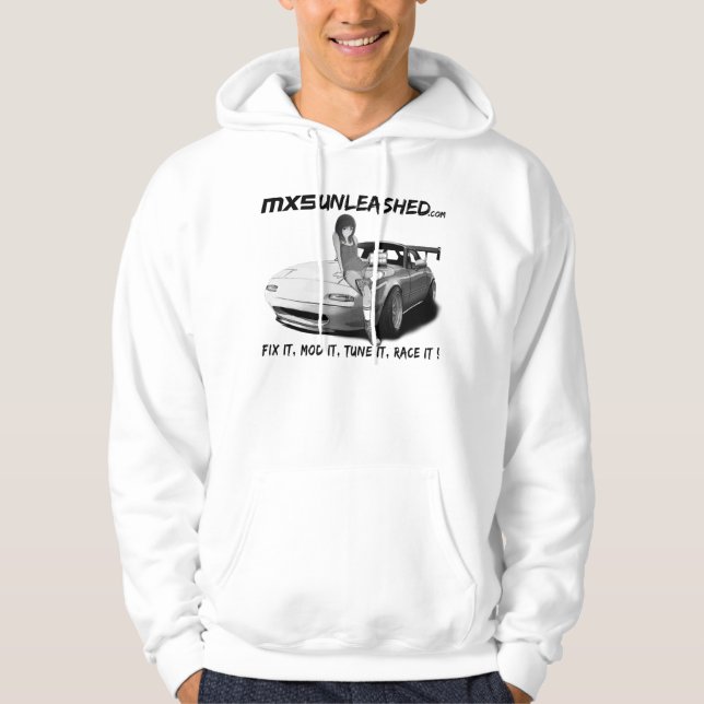 Sudadera con capucha provocada MX5 (Anverso)