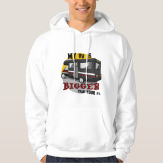 Sudadera con capucha que acampa divertida de rv