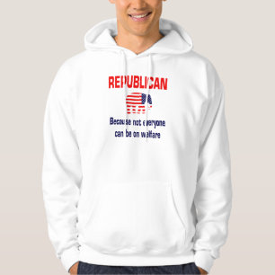 Sudadera con capucha republicana divertida del