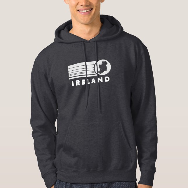 Sudadera con capucha retra de Irlanda (Anverso)