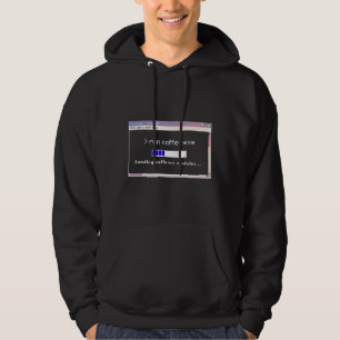 Sudadera con capucha Retro Tech de Run Coffee.exe:
