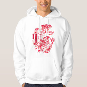 Sudadera con capucha romana de las mentes (rojo
