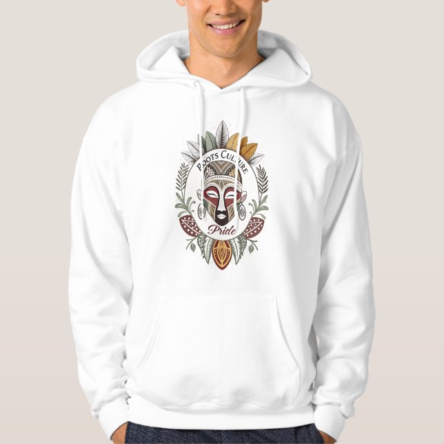 Sudadera con capucha Roots Culture Pride – Dorado  (Anverso)