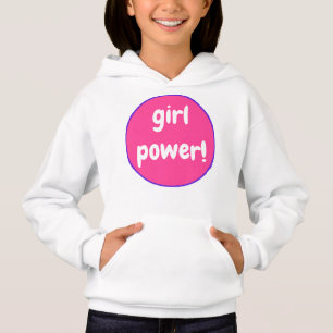 Sudadera con capucha rosa y morada de Girl Power