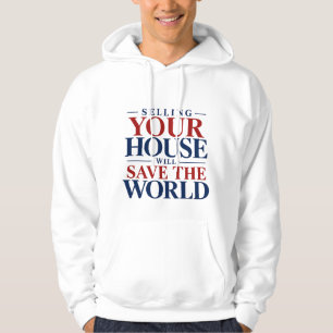 Sudadera con capucha - Salva el mundo
