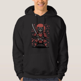 Sudadera con capucha Samurai Bear adulto
