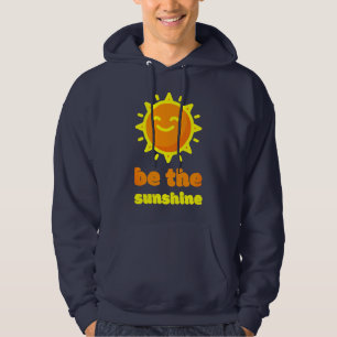 Sudadera con capucha Sé el sol azul marino