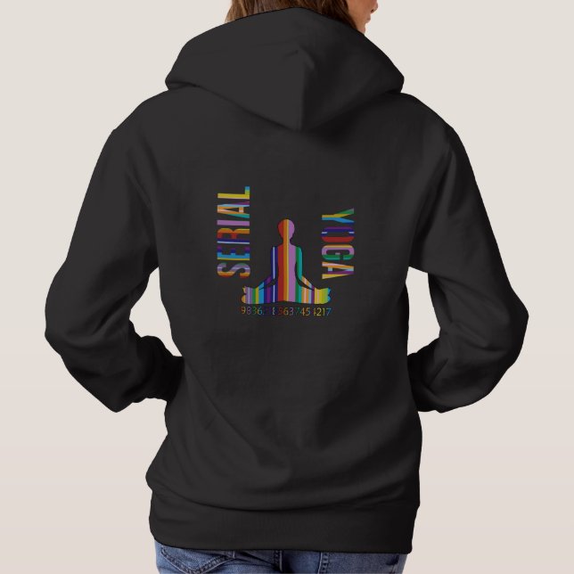 sudadera con capucha serial yoga (Reverso)