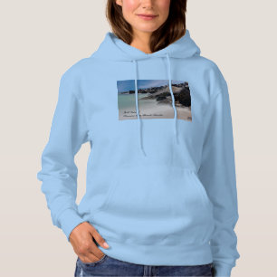 Sudadera con capucha Shell Island Rocks And Waves