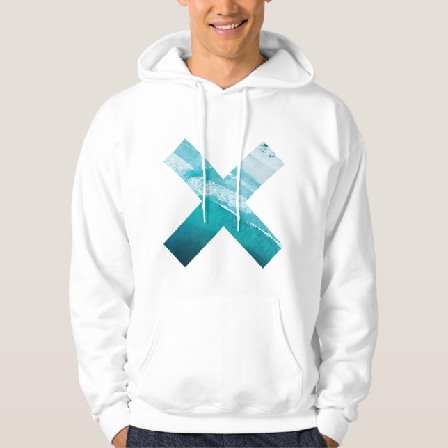 Sudadera con capucha simple de la forma de la (Anverso)