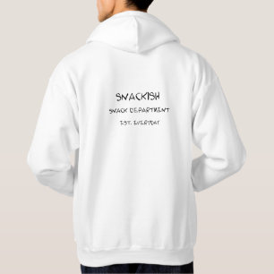 Sudadera con capucha Snackish para amantes de los