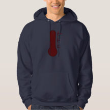 Sudadera con capucha Stress Thermometer para hombr