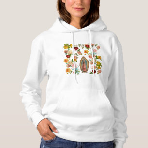 Sudadera con capucha subió Guadalupe para mujer