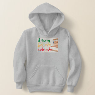 sudadera con capucha "SUEÑO, CREE..."