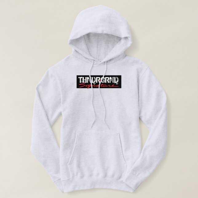 SUDADERA CON CAPUCHA THUNDERGROUND SIGNATURE  (Diseño del anverso)
