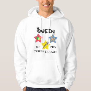 Sudadera con capucha triple de la reina Lite de la