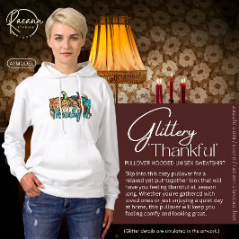 Sudadera con capucha unisex 'Agradecido'