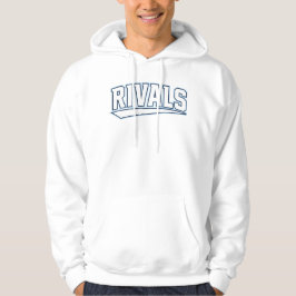 Sudadera con capucha unisex blanca