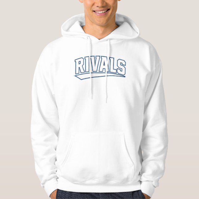 Sudadera con capucha unisex blanca (Anverso)