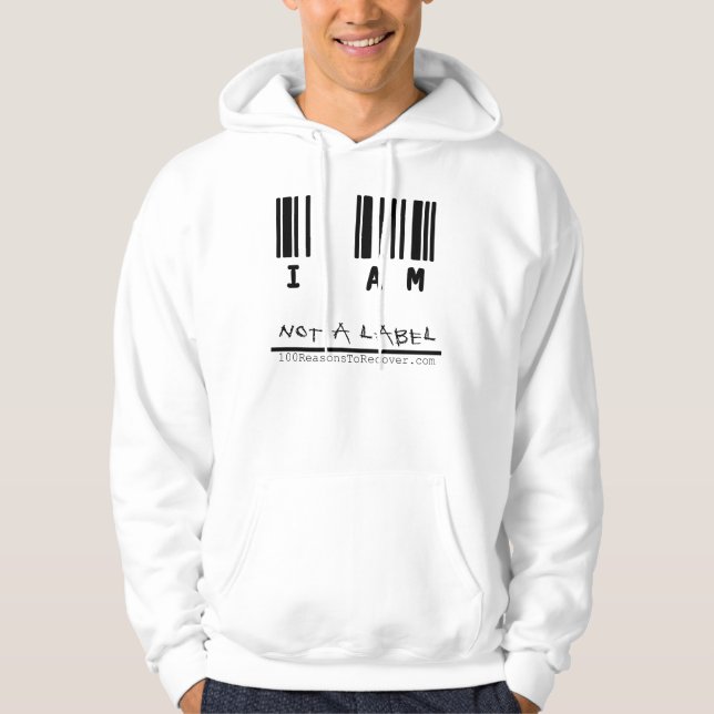 Sudadera con capucha - unisex blanco (Anverso)