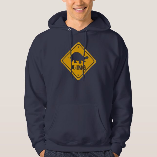 Sudadera con capucha unisex de la travesía de la (Anverso)