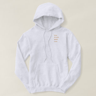 Sudadera con capucha unisex Ilustración de gatos l