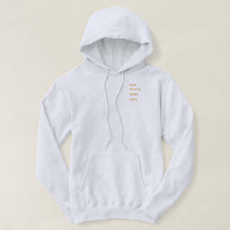 Sudadera con capucha unisex Ilustración de gatos l