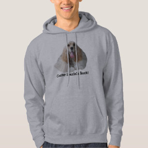 Sudadera con capucha unisex sonriente de cocker