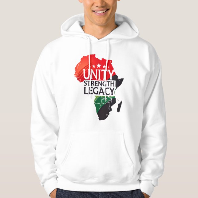 Sudadera con capucha Unity Strength Legacy (Anverso)