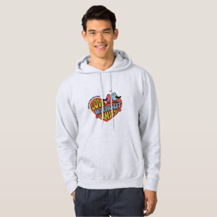 Sudadera con capucha urbana blanca "Love Without L