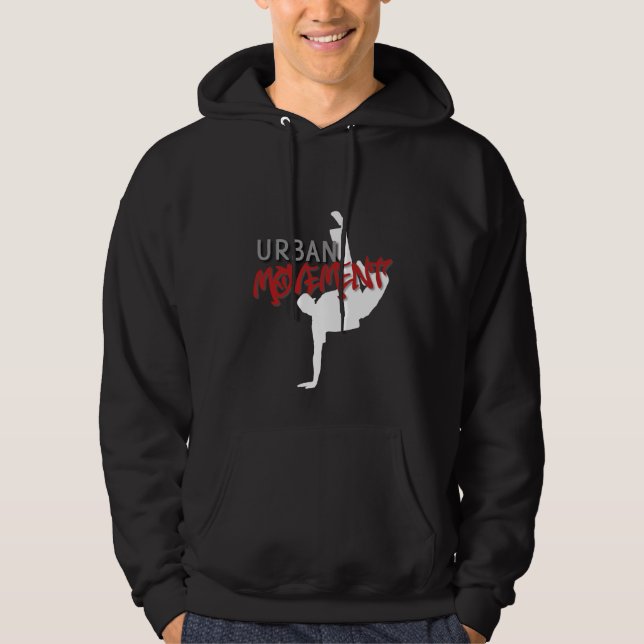 Sudadera con capucha urbana del movimiento (Anverso)